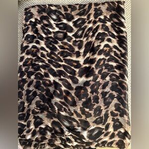 Large Leopard Print Scarf/shawl